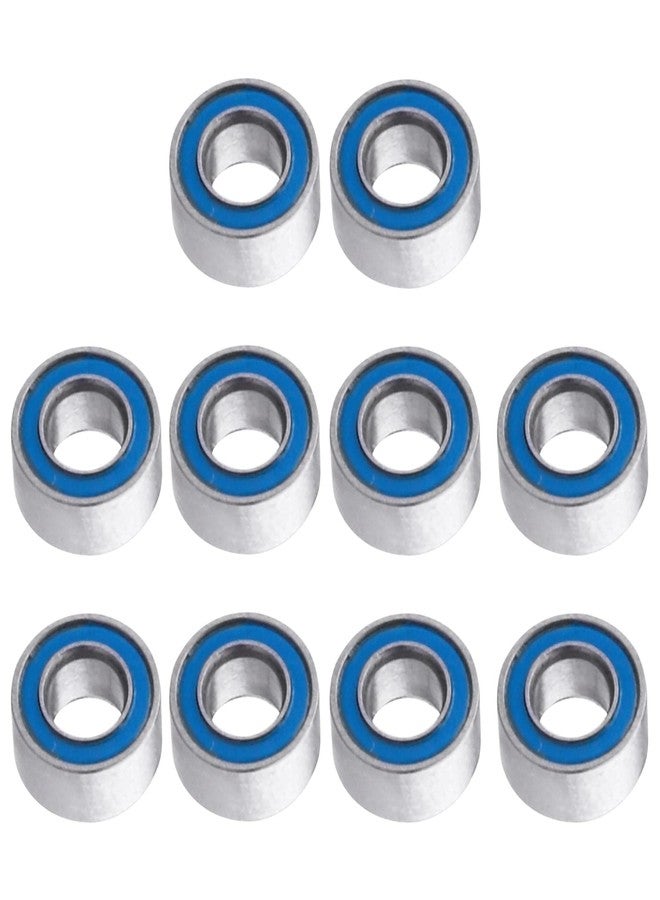 FriHobby Steel RC Ball Bearings Double Rubber Sealed Deep Groove Miniature Bearings, Set of 10 (3x6x2.5mm MR63-2RS) - Image 4